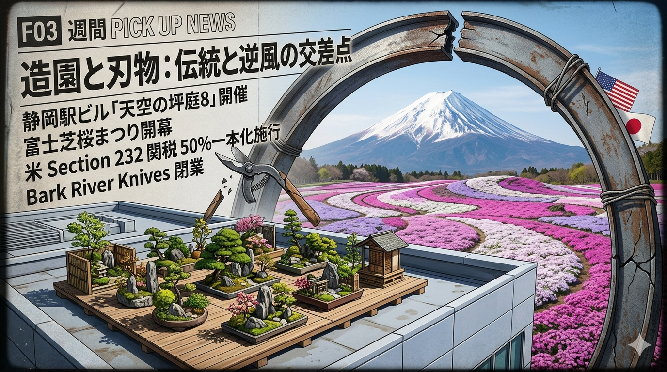 2026年3月29日〜4月4日の刃物、道具、造園のニュース